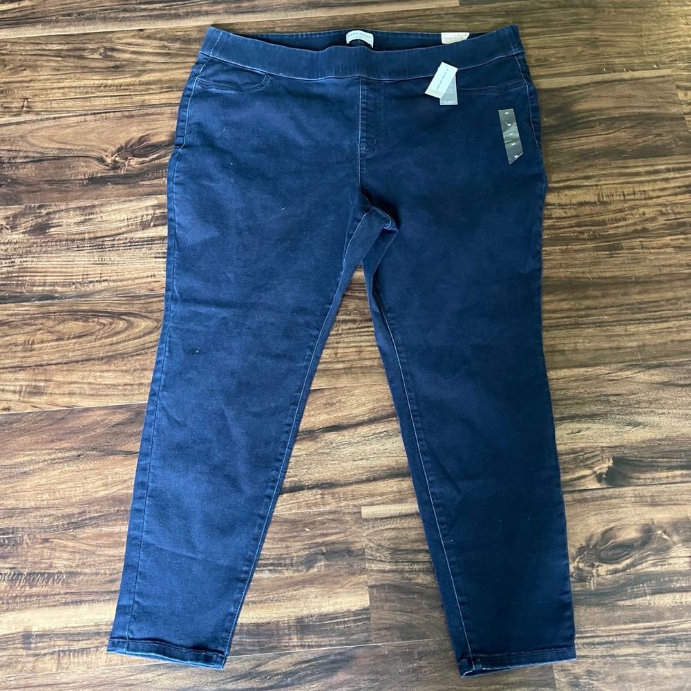 NEW Lane Bryant Womens Size 26 High Rise Super Stretch Jegging Dark Wash Denim